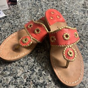 Coral Jack Rogers Size 8